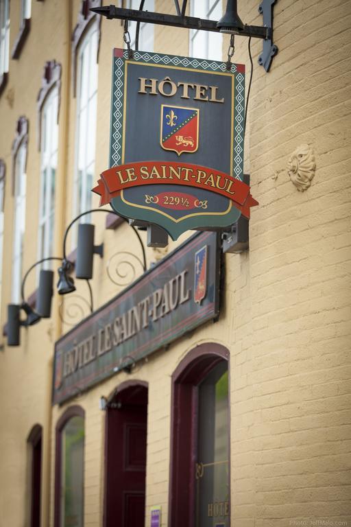 Hotel Le Saint-Paul Quebec City Exterior photo